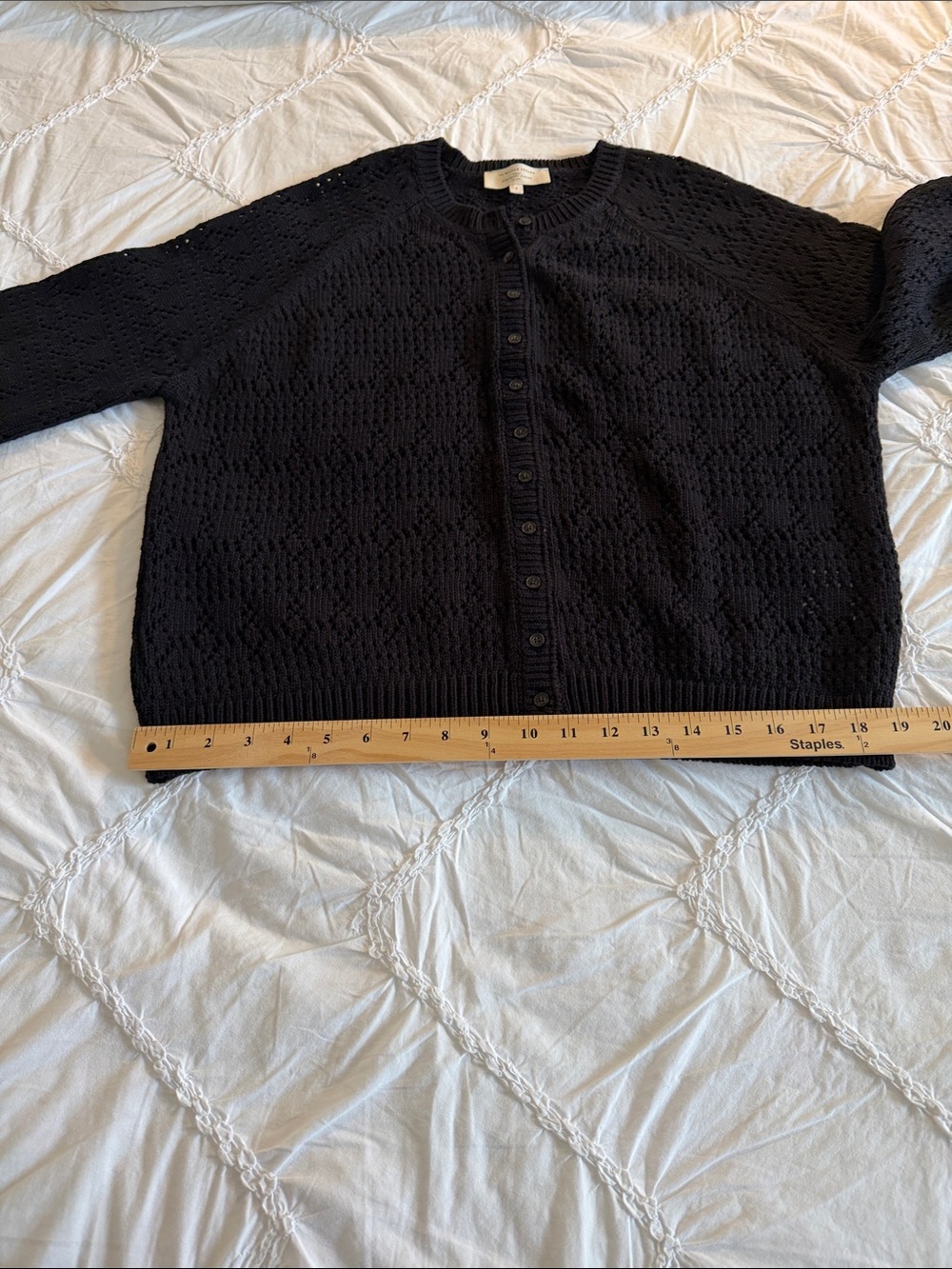 Sezane Capucine Cardigan Black - Size S gently used - Picture 8 of 10